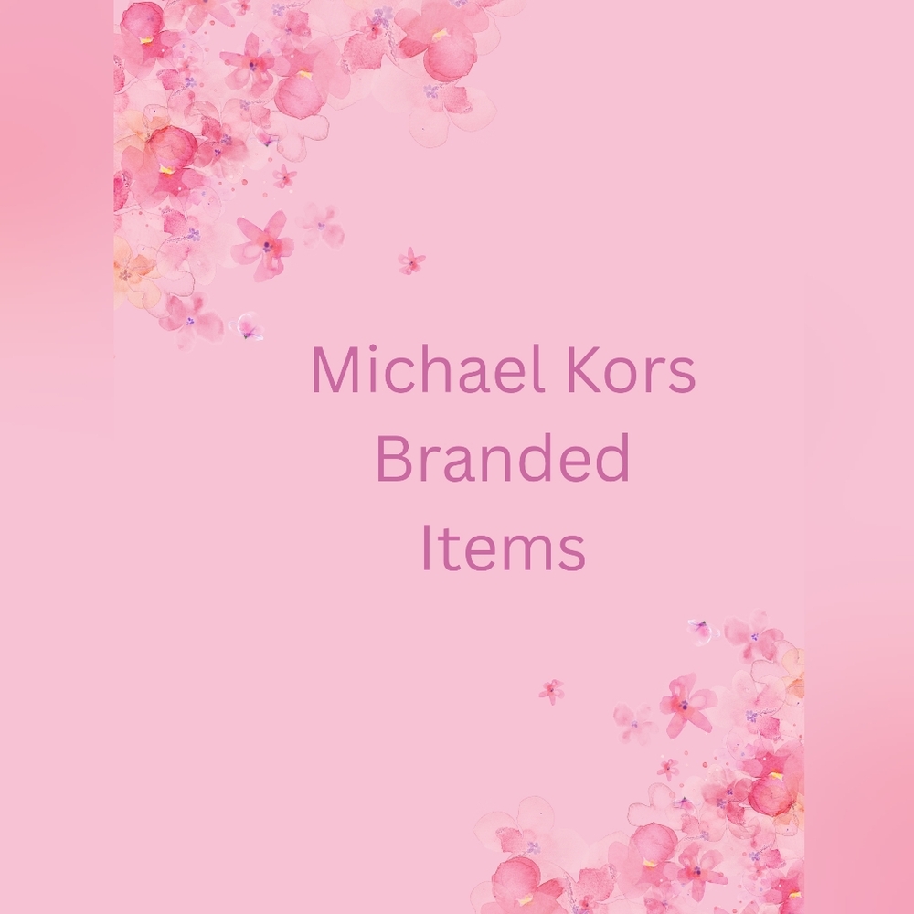 Michael Kors Pink Floral Pattern Promotional Sign
